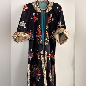 Antique Handmade Hand Embroidered silk Kimono